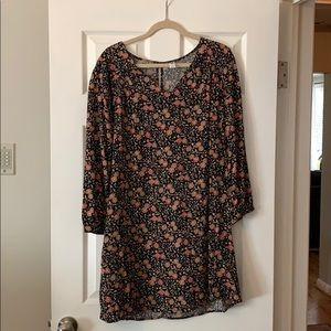 Old Navy Black Floral Dress
